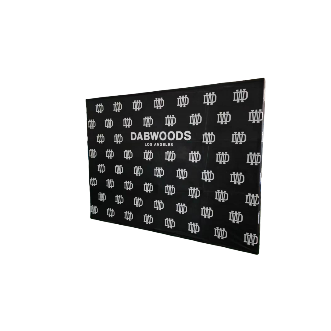 Premium Fabric Pop-Up Backdrop Banner Stand (Instant Setup)