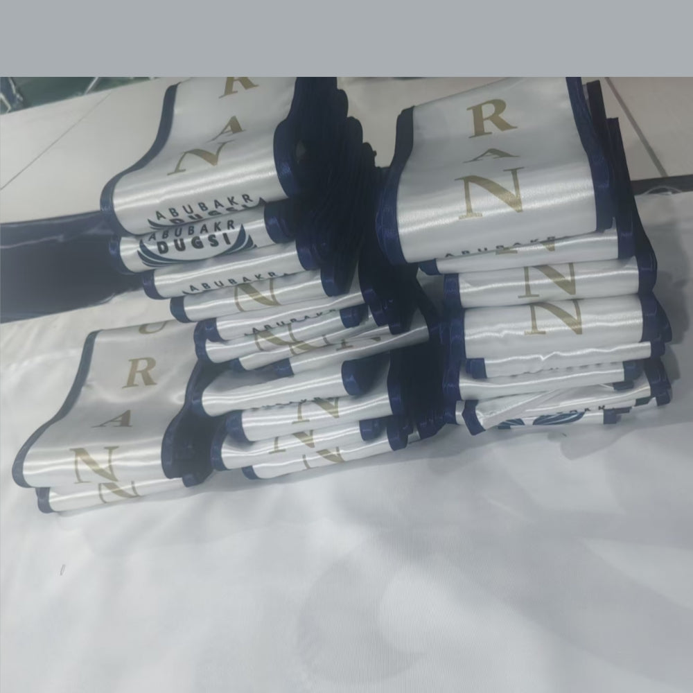 Custom Sublimation Printed Graduation Stoles | Multicultural & Flag Honor Sashes