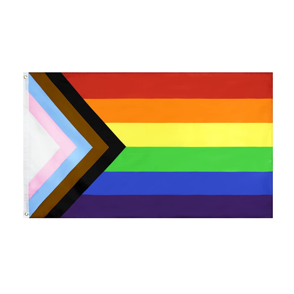 Bulk Digitally Printed Progress Pride Flag (Inspired Design) – High-Volume Event Grade