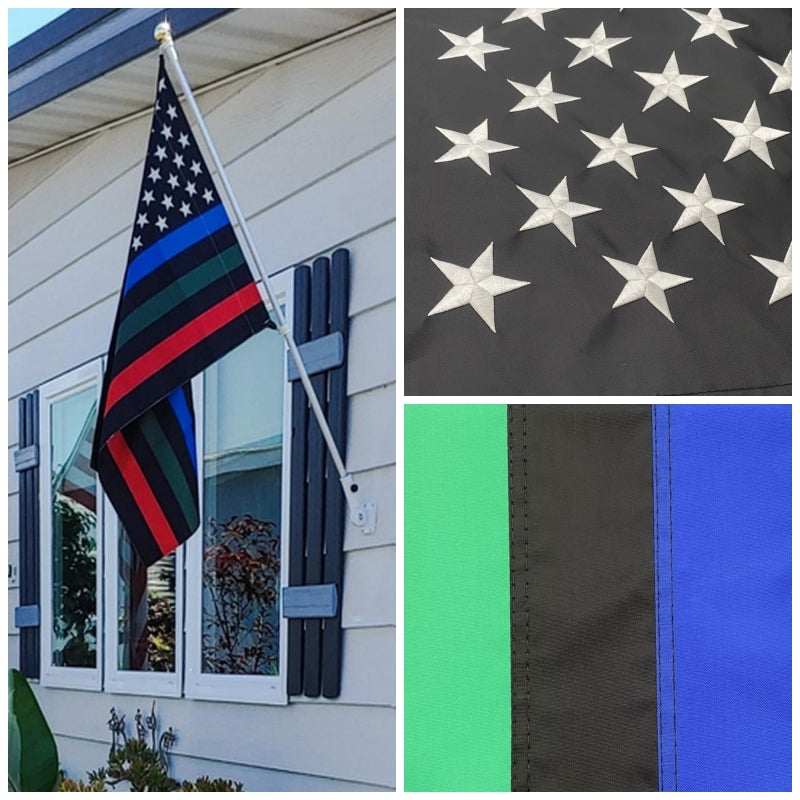 Premium Double-Sided Sewn & Printed Flag – Heavyweight 210D All-Weather Construction