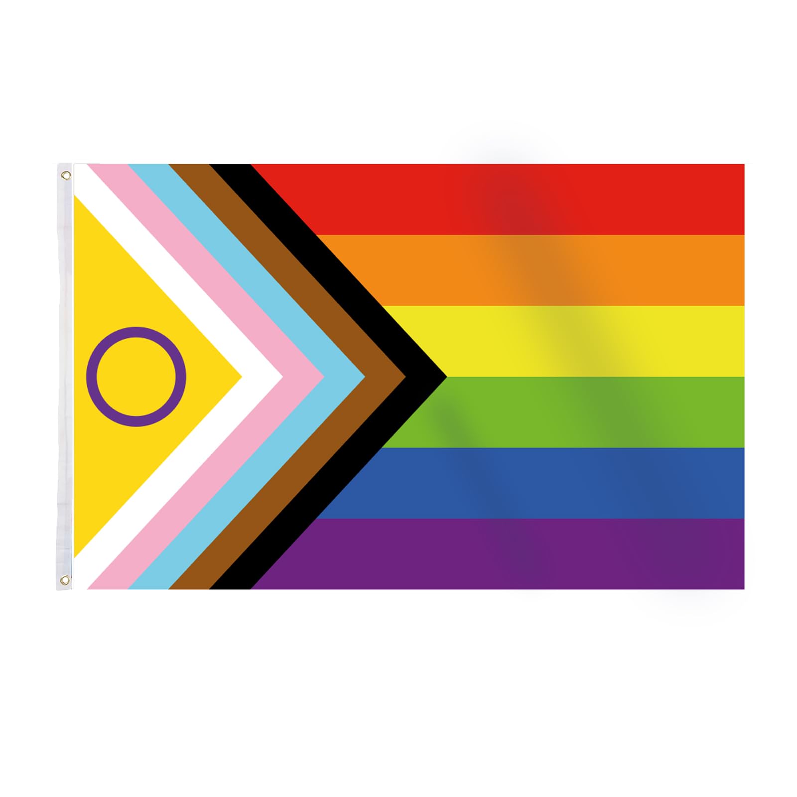 Bulk Digitally Printed Intersex Progress Pride Flag - High-Definition Event Grade
