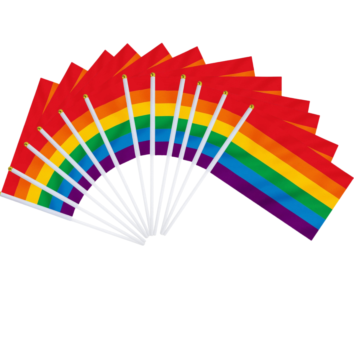 Bulk Rainbow Pride Hand Flags – High-Volume Event & Parade Essentials