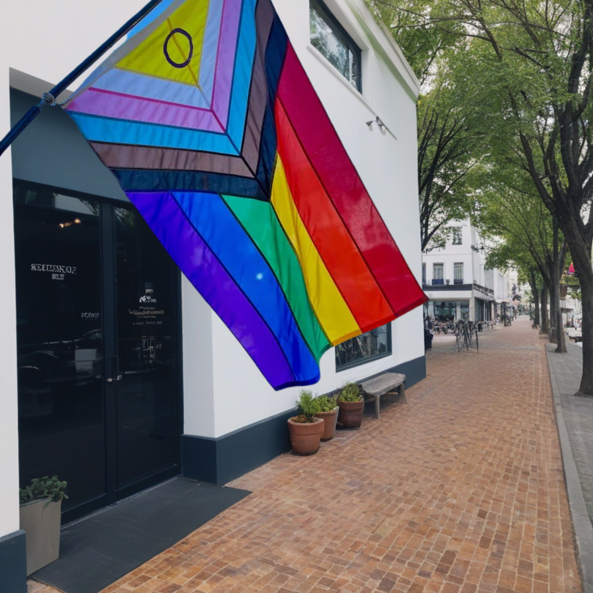 Bulk Sewn Intersex Progress Pride Flag - Professional Grade for Organizations &amp; Events