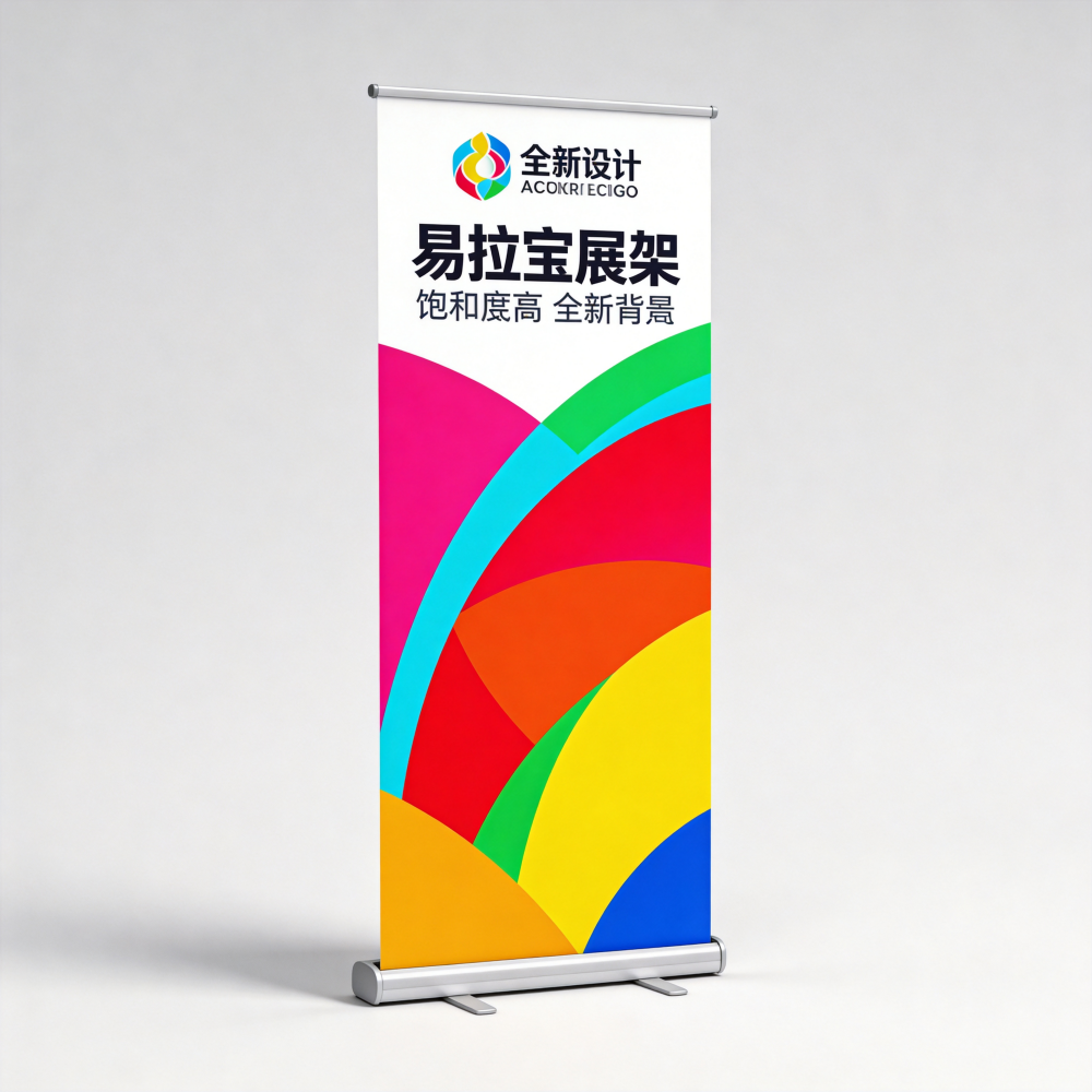 Premium Retractable Roll Up Banner Stand (Fast-Roll Kit)