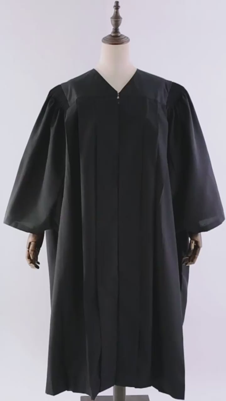 Deluxe Master's Graduation Regalia Package | Matte Gown, Hood, Cap & Tassel Set